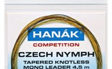 Czech Nymph Tapered Knotless Mono Leader 4,5 m Hank Competition