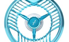 Fly Reel Guideline Aura Blue #56, #78, #910 - Front Side