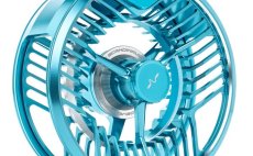 Fly Reel Guideline Aura Blue #810, #1012 - Front Side