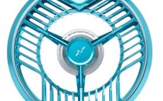 Fly Reel Guideline Aura Blue #810, #1012 - Front Side
