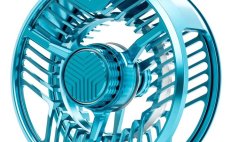 Fly Reel Guideline Aura Blue #810, #1012 - Back Side