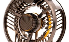 Fly Reel Guideline Aura Bronze #810, #1012 - Back Side