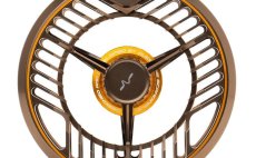 Fly Reel Guideline Aura Bronze #Euro - Front Side
