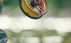 Fly Reel Guideline Fario Bronze - In Action