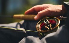 Fly Reel Guideline Fario Bronze - In Action