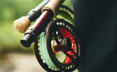 Fly Reel Guideline Fario Bronze - In Action
