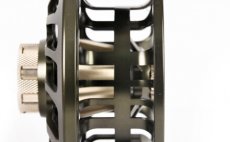 Fly Reel Leichi Shield Olive & Gold