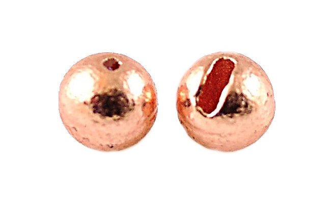 Tungsten Beads Knapek Hooks Slotted K+ Copper Tungsten Beads Knapek Hooks Slotted K+ Copper 2,0 mm, 10 pcs