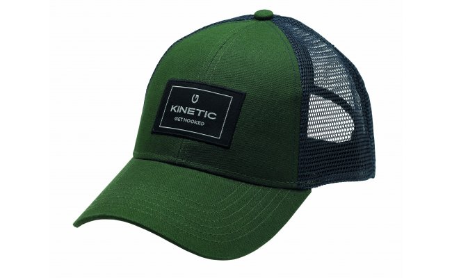Fishing Cap Kinetic Trucker Forest Green Fishing Cap Kinetic Trucker Forest Green