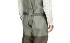 Fishing Waders Simms Freestone Z Stockingfoot Dark Gunmetal - Back Side