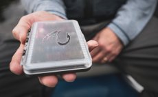 Fly Box Fulling Mill Pocket Box Grey - In Action