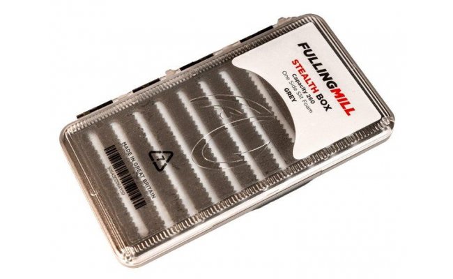 Fly Box Fulling Mill Stealth Box Grey Fly Box Fulling Mill Stealth Box Grey