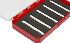 Fly Box Fulling Mill Streamer Box - Slit Foam In Detail