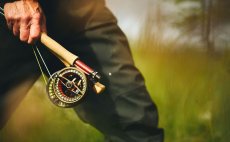 Fly Reel Guideline Fario Charcoal - In Action