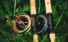 Fly Reel Guideline Fario Charcoal - In Action