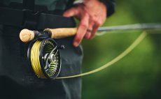 Fly Reel Guideline Fario Charcoal - In Action