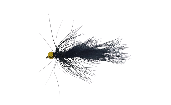 Gold Head Woolly Bugger Black B/L Gold Head Woolly Bugger Black B/L, Size 12