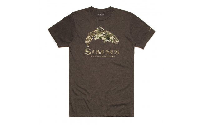 T-Shirt Simms Trout River Camo Heather T-Shirt Simms Trout River Camo Heather S