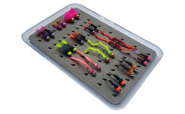 TOP Flies For Colored Water - Fly Selection TOP Flies For Colored Water - Fly Selection - 24 Flies