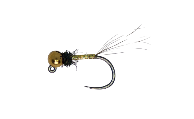 Tungsten Jig Golden Body Peacock & Gold Tungsten Jig Golden Body Peacock & Gold, Size 16