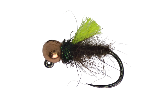 Tungsten Jig Lemon Wing Peacock & Copper Tungsten Jig Lemon Wing Peacock & Copper, Size 14