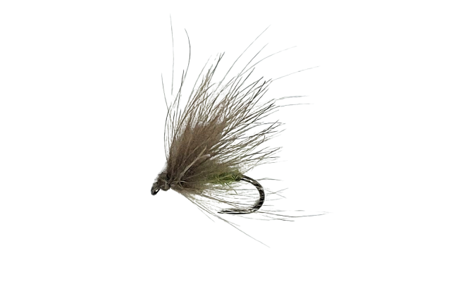 CDC Caddis Natural Olive B/L CDC Caddis Natural Olive B/L, Size 16