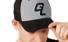 Fishing Cap Guideline GL Logo Heather Grey/Black