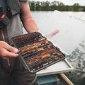 Fly Box Fulling Mill Guide Box Grey - In Action