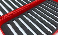 Fly Box Fulling Mill Tactical Box - Slit Foam In Detail