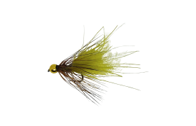 Gold Head Woolly Bugger Olive & Brown ... Gold Head Woolly Bugger Olive & Brown B/L, Size 12