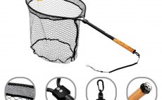 Landing Net With Extended Handle & Magnet Fencl King Belly Boat XL 2 Nature