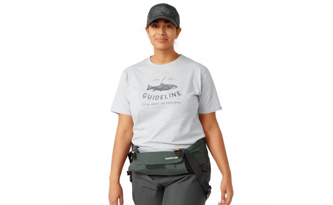 T-shirt Guideline The Trout ECO Tee Grey Melange T-shirt Guideline The Trout ECO Tee Grey Melange XS