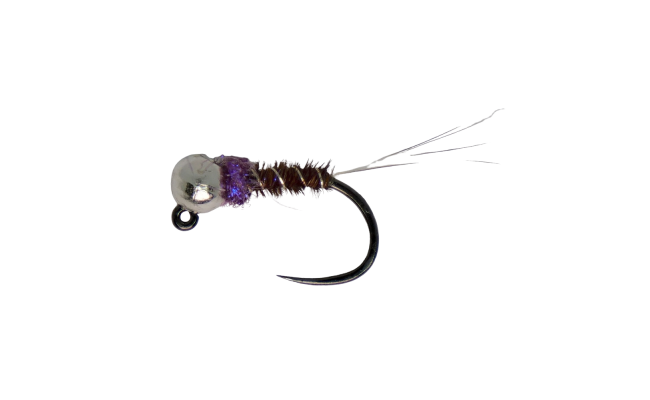 Tungsten Jig PTN Violet Collar & Silver Tungsten Jig PTN Violet Collar & Silver, Size 16