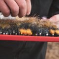 Fly Boxes Fulling Mill Guide Box Red - In Action