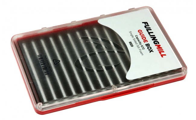 Fly Box Fulling Mill Guide Box Red Fly Box Fulling Mill Guide Box Red
