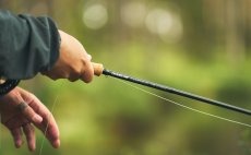 Fly Fishing Set - Guideline Embrace Light Trout SH - In Action