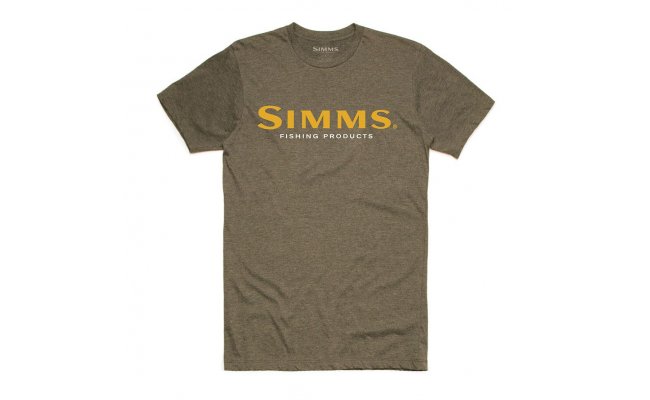 T-Shirt Simms Logo Olive Heather T-Shirt Simms Logo Olive Heather S