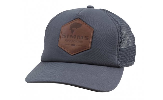 Trucker Cap Simms Leather Patch Anvil Trucker Cap Simms Leather Patch Anvil