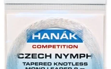 Tapered Knotless Mono Leader Han�k Competition Czech Nymph 9 m - Bicolour